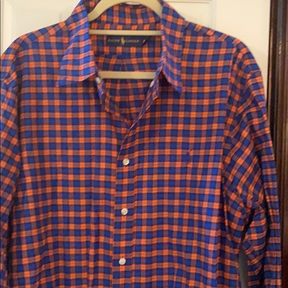 EUC Orange & Blue Ralph Lauren